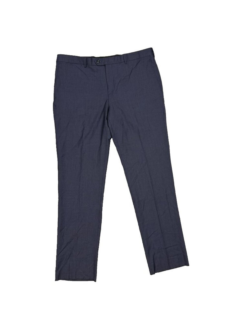 NWOT Coppley Dress Pants Blue Wool Trousers Unhemmed Canada 40x37